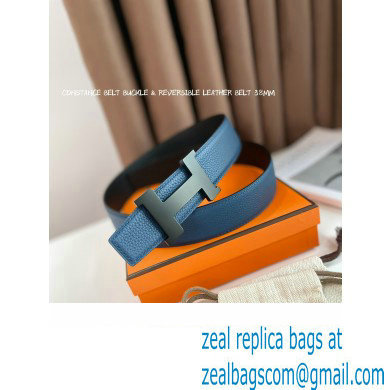 Hermes Constance belt buckle  &  Reversible leather strap 38 mm 04 2023